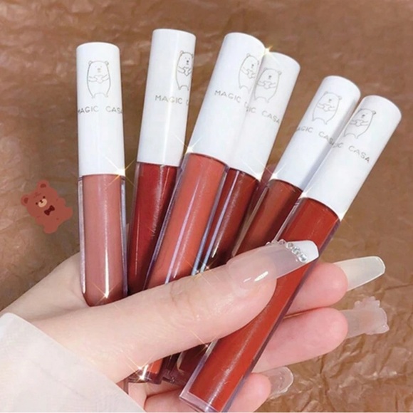 6 Pcs Long-Lasting Matte Moisturizing Lip Glaze Lipsticks Set - Picture 5 of 11